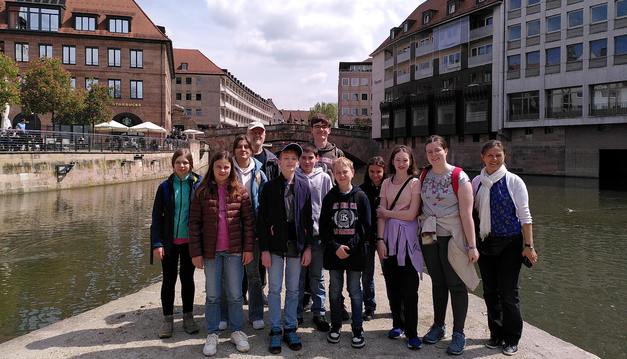 Auf der Pegnitz-Insel in Nürnberg